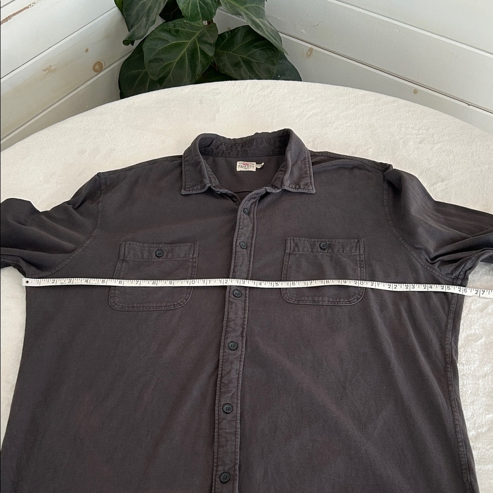Faherty Men's Charcoal Button-Down Shirt - Picture 9 of 14